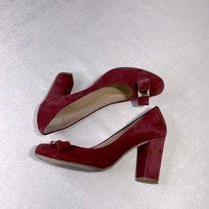 Kate Spade NewYork burgundy high heels size 6.5